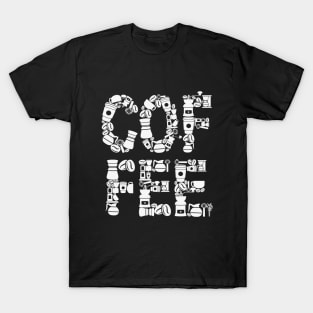 Everything Coffee Collage T-Shirt